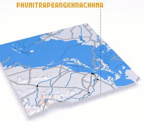 3d view of Phumĭ Trâpeăng Khna Chhma