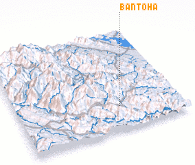 3d view of Bản To Ha