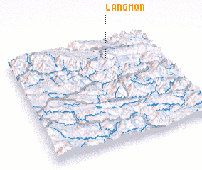 3d view of Làng Môn