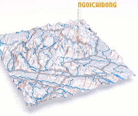 3d view of Ngòi Cái Dộng