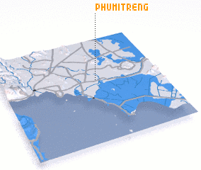 3d view of Phumĭ Trêng