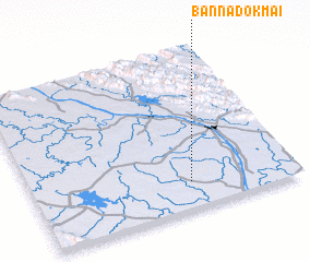 3d view of Ban Na Dok Mai