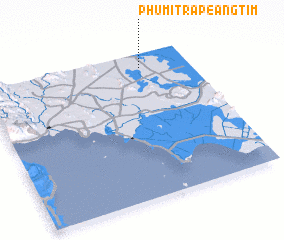 3d view of Phumĭ Trâpeăng Tĭm