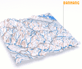 3d view of Bản Máng