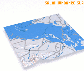 3d view of Sala Khŭm Dâmrei Slăb