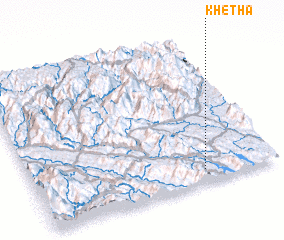 3d view of Khe Tha