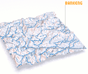 3d view of Bản Kèng