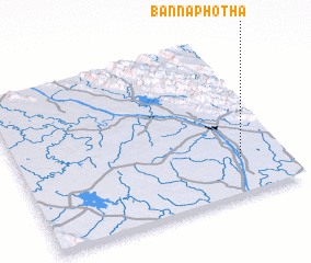 3d view of Ban Naphô Tha