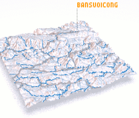 3d view of Bản Suối Cong