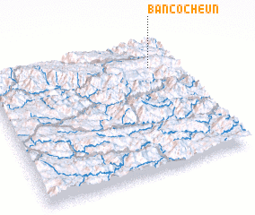 3d view of Bản Coc Heun