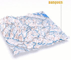 3d view of Bản Quen