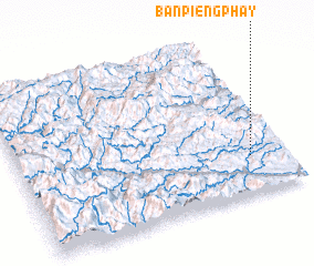 3d view of Bản Piêng Phay