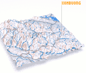 3d view of Xóm Bương