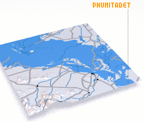 3d view of Phumĭ Ta Dét