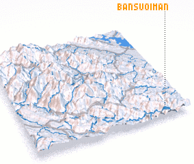 3d view of Bản Suối Man