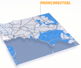 3d view of Phumĭ Chheutéal