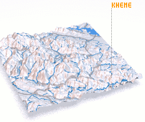 3d view of Khê Mè