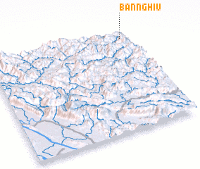 3d view of Bản Nghiu