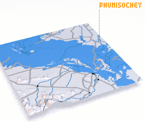 3d view of Phumĭ So Chey