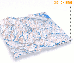 3d view of Xóm Chiêng