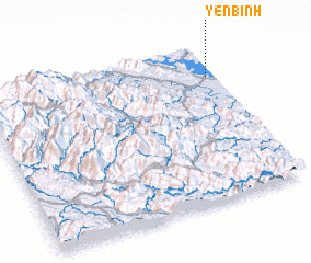 3d view of Yên Bình