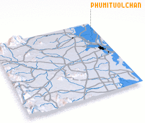 3d view of Phumĭ Tuŏl Chăn