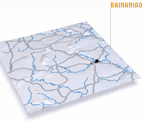 3d view of Baimamiao