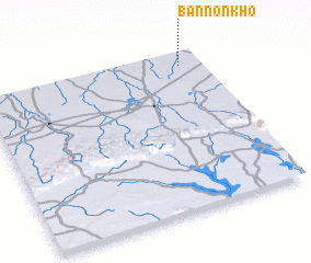 3d view of Ban Non Kho