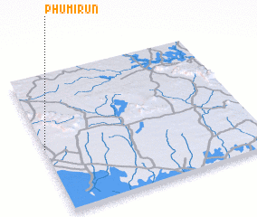 3d view of Phumĭ Rŭn