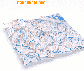 3d view of Bản Bung Dương