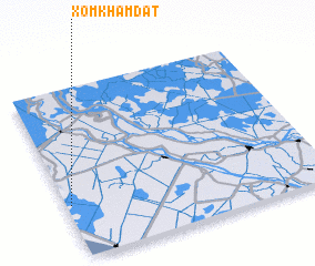 3d view of Xóm Khám Ðạt