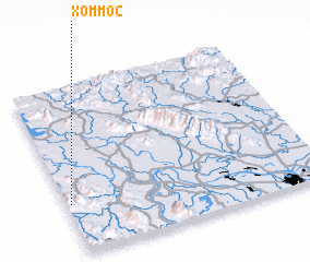 3d view of Xóm Mọc