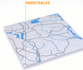 3d view of Phumĭ Trâlêk