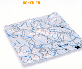 3d view of Xóm Chiềm