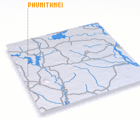 3d view of Phumĭ Thmei