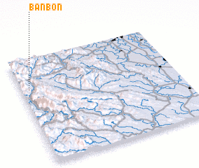 3d view of Bản Bon