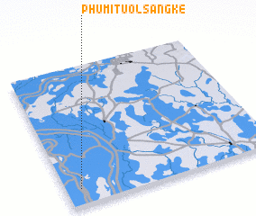 3d view of Phumĭ Tuŏl Sângkê