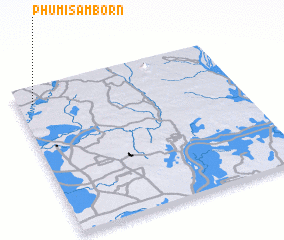 3d view of Phumĭ Sâmborn