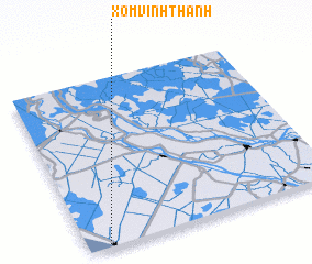 3d view of Xóm Vĩnh Thanh