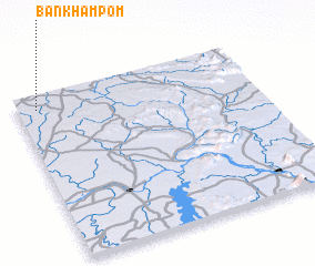 3d view of Ban Kham Pom