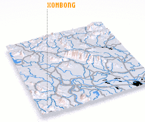 3d view of Xóm Bông