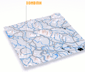 3d view of Xóm Bình