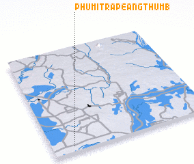 3d view of Phumĭ Trâpeăng Thum (1)