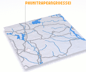 3d view of Phumĭ Trâpeăng Rœssei