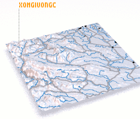 3d view of Xóm Giuống (2)