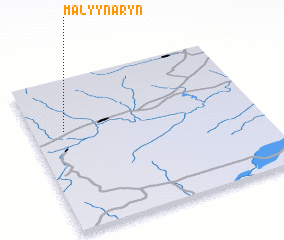 3d view of Malyy Naryn