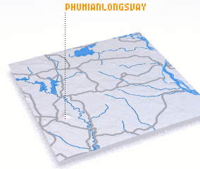 3d view of Phumĭ Ânlóng Svay