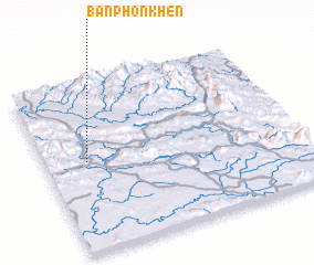 3d view of Ban Phônkhèn