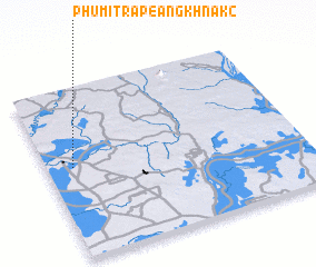 3d view of Phumĭ Trâpeăng Khnák (2)