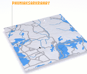 3d view of Phumĭ Âksâr Krâhay